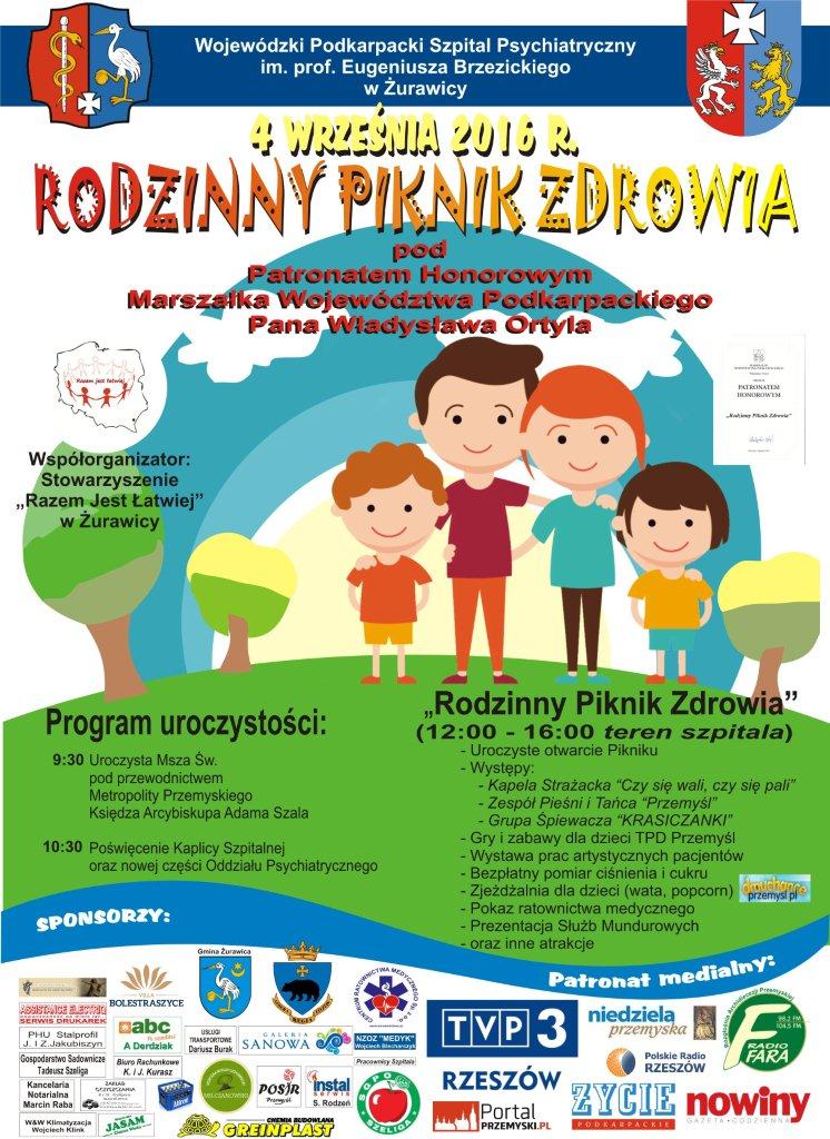 Plakat Rodzinnego Pikniku Zdrowia