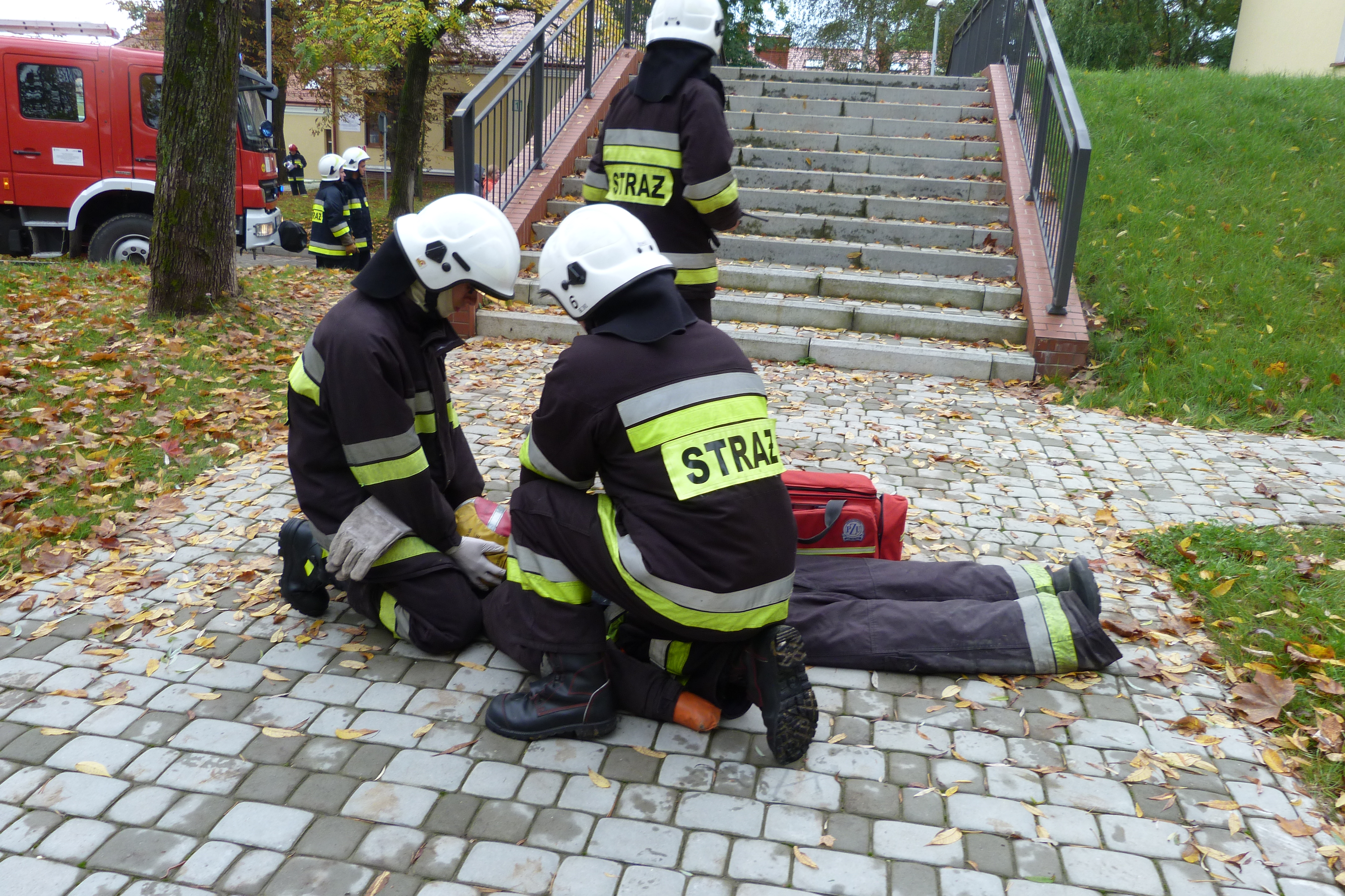 Ćwiczenia zgrywające Ochotniczych Straży Pożarnych