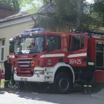 Jubileusz 45-lecia Wojewódzkiego Podkarpackiego Szpitala Psychiatrycznego - pokaz sprzętu strażackiego