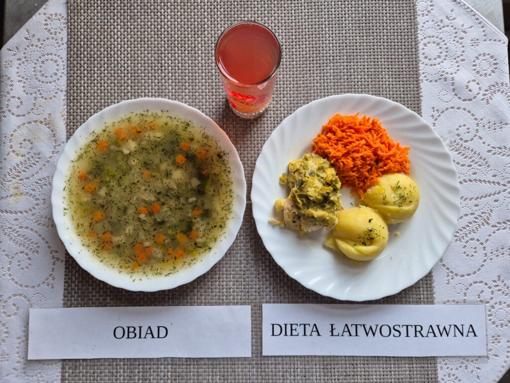 obiad dieta łatwostrawna 25.04.2025r