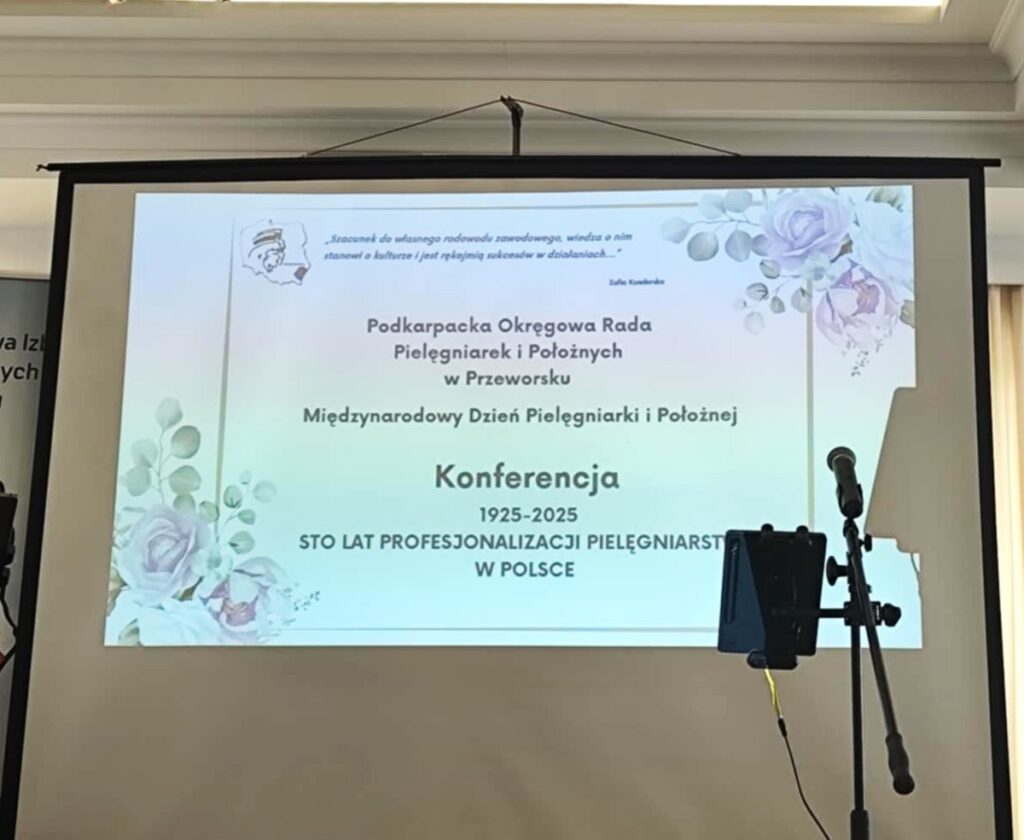 Konferencja z okazji międzynarodowego dnia pielęgniarek i położnych - wstęp prezentacji