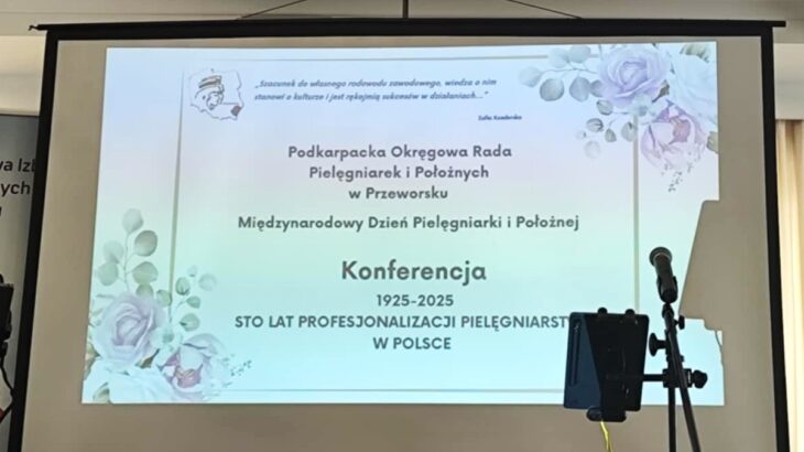 Konferencja z okazji międzynarodowego dnia pielęgniarek i położnych - wstęp prezentacji