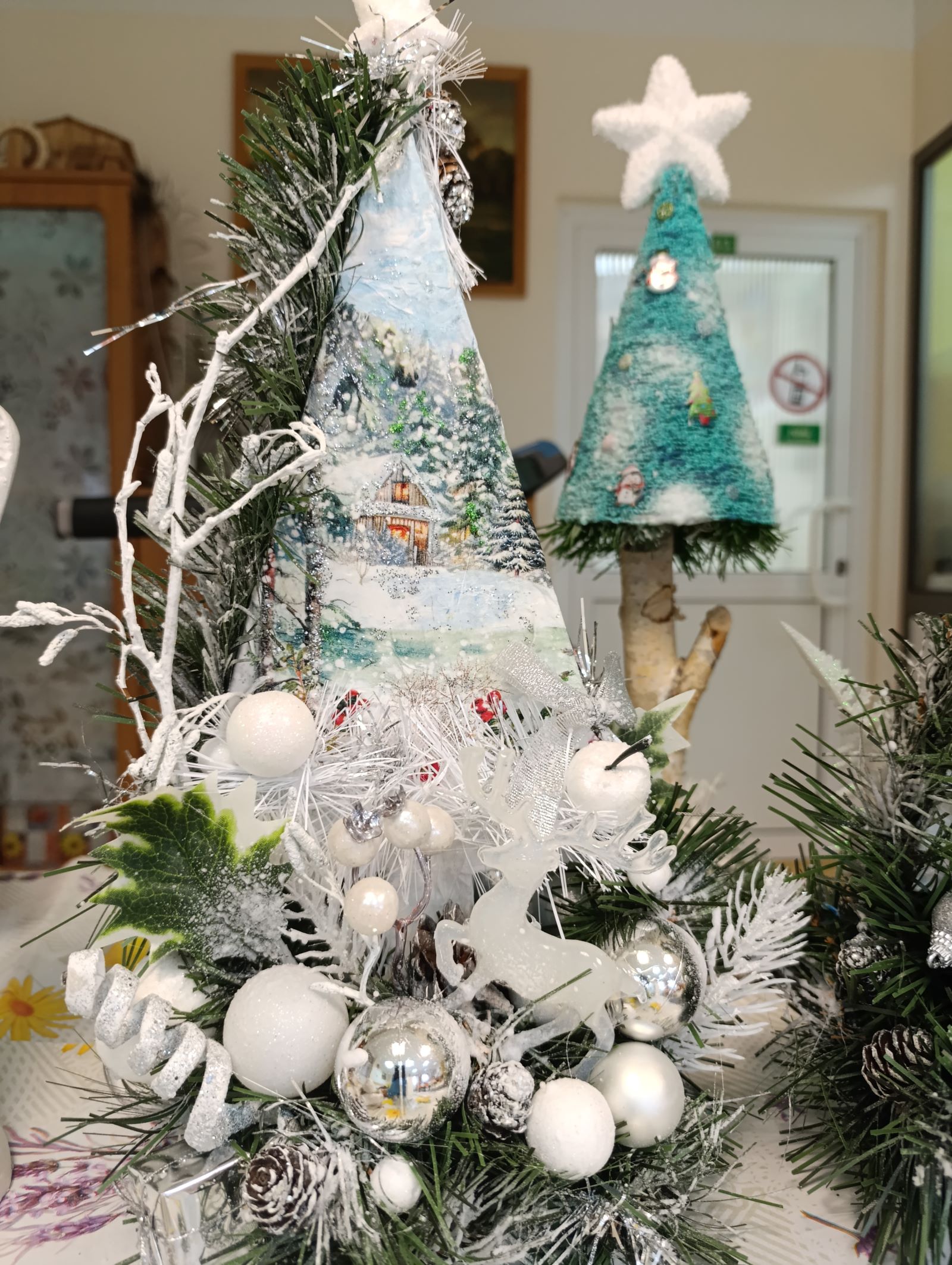 Praca Pacjenta Bożenarodzeniowy stroik