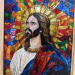 Praca Pacjenta - na obrazie przedstawia wizerunek Jezusa