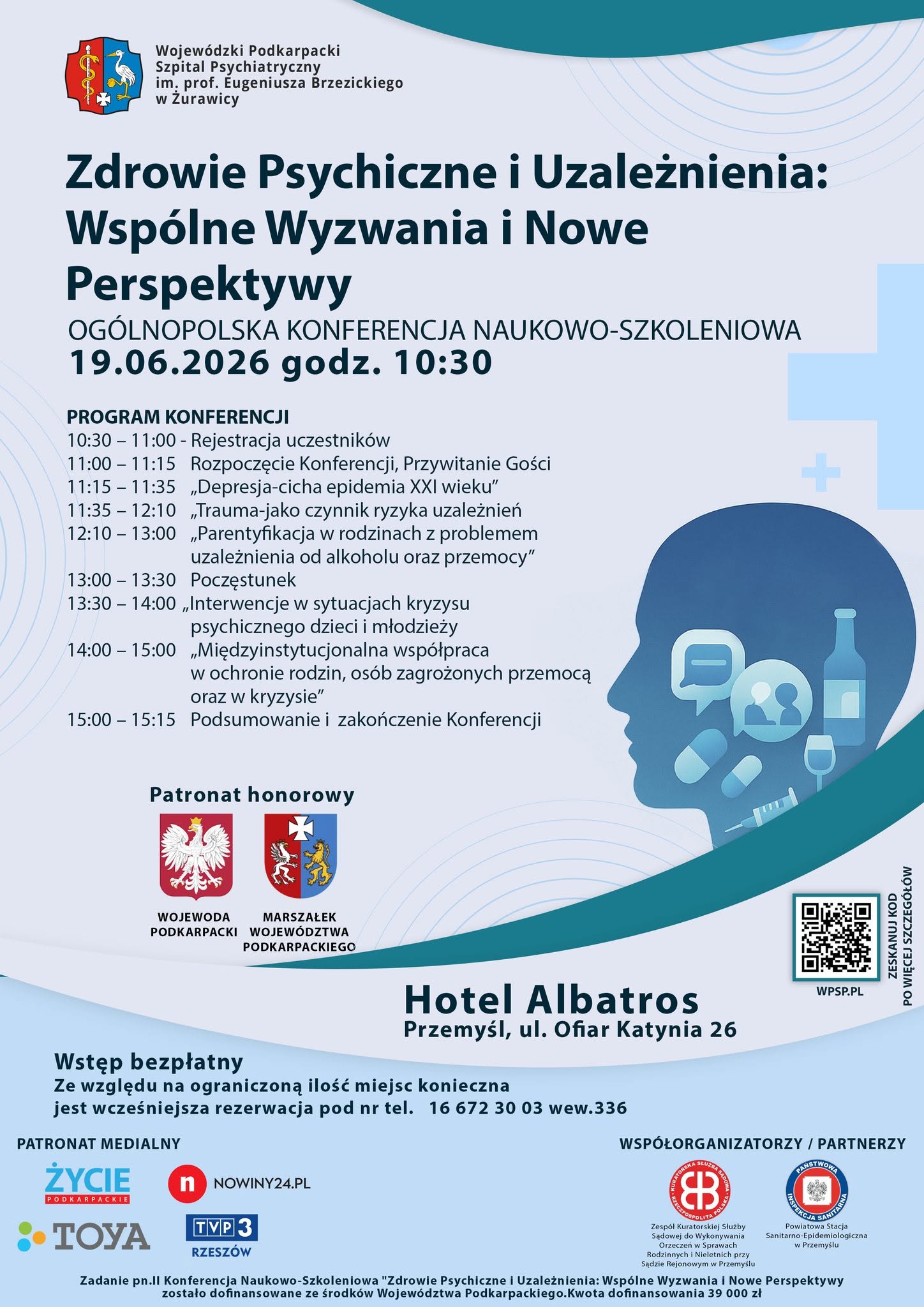 Zaproszenie na Ogólnopolską Konferencję Naukową „Zdrowie Psychiczne i Uzależnienia: Wspólne Wyzwania i Nowe Perspektywy”